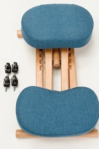 補正チェア 人間工学に基づいたスクワットの椅子は、良い姿勢の洗濯可能な布カバーを促進する