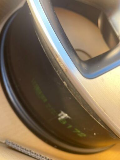 アバルト595 コンペに付いていましたホイルです。　4本s組