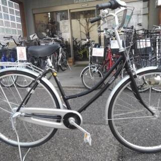 中古自転車１３３０　前後タイヤ新品！　２７インチ　３段ギヤ　LEDオートライト