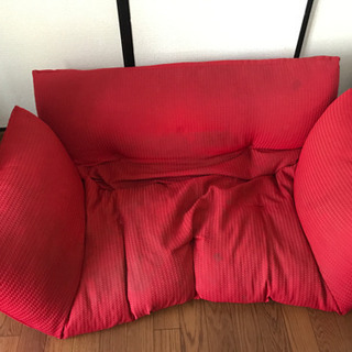 赤いソファー（一人用）