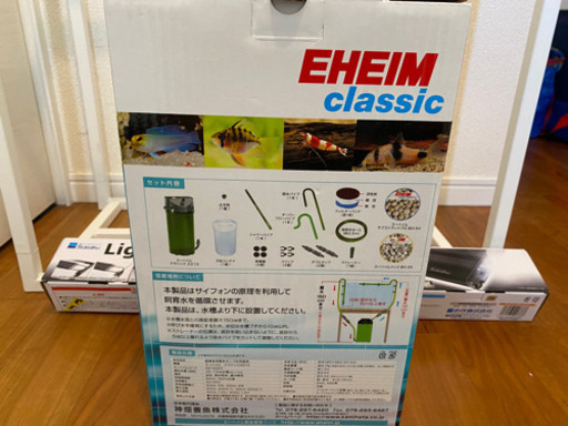 アクアリウム用品エーハイム2213クラシック外部フィルター 水作60センチledライト Gex水槽台セット なべさん 韮川のその他の中古あげます 譲ります ジモティーで不用品の処分