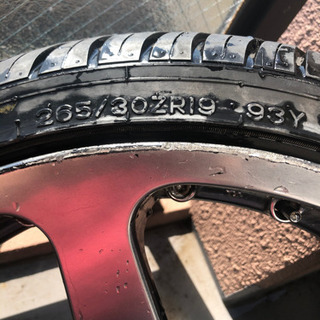 リア用　265／30／19 タイヤホイールセット　2本のみ