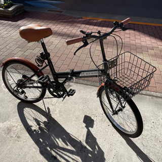 【ネット決済】折り畳み自転車　20インチ　20年8月購入品　美品