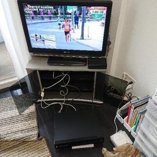 TOSHIBA REGZA テレビ、レコーダー、台セット