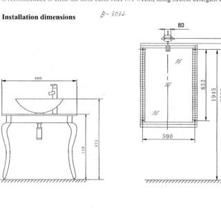 【アウトレット・引取限定】  アポロ社 鏡付き洗面台 B-3032 海外輸入品 現品限り アウトレット・引取限定】 アポロ社 鏡付き洗面台 B-3032 海外輸入品