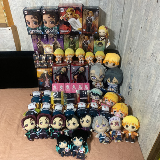 【54個☆】☆！鬼滅の刃 フィギュア  ぬいぐるみ  150mlボトル その他セット