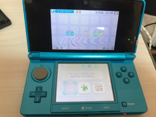 3DS(ダウンロードソフト2種)＋箱無しソフト4種 タッチペンなし