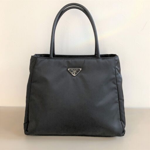 美品 プラダ ハンドバッグ ブラック