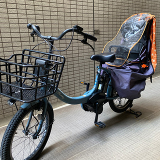 子供椅子付き電動自転車　ヤマハパスバビー