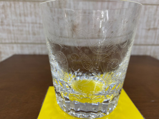 【未使用品箱なし】BACCARATパルメオールドファッショングラス