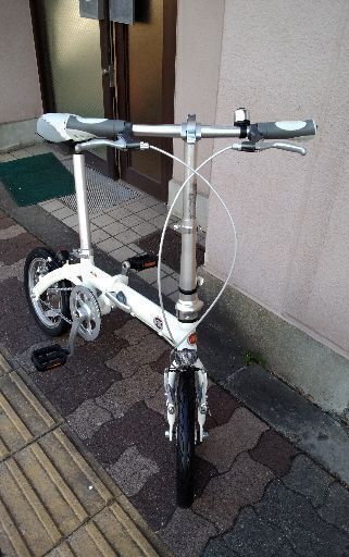 FIAT[フィアット]14吋 折り畳み自転車 アルミ/シングル/ホワイト