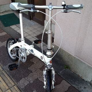 FIAT[フィアット]14吋 折り畳み自転車 アルミ/シングル/ホワイト