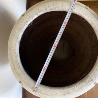 その他 壺焼き芋　つぼ　素焼き鉢　テラコッタ　焼き芋　高さ63cm