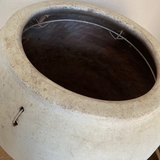 壺焼き芋 つぼ 素焼き鉢 テラコッタ 焼き芋 高さ63cm | www