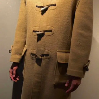 【最終処分価格！】バーバリー　ブルレーベル　ノバチェック柄ダッフルコート