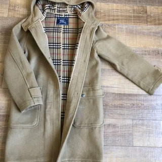 新品タグ付　バーバリー　ダッフルコート　ベージュ　L 15号　ノバチェック 最終処分価格！】バーバリー(スペシャル) ノバチェック柄ダッフルコート