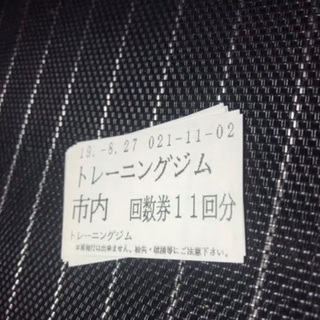 【ネット決済・配送可】ウェルネスプラザ ジム 利用券 10枚