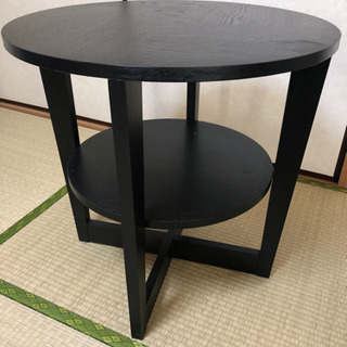 【ネット決済】ブラック　サイドテーブル　