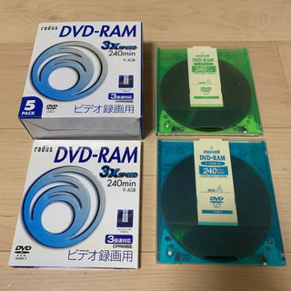 DVD-RAM 両面9.4GB 240min 新品5枚 中古3枚