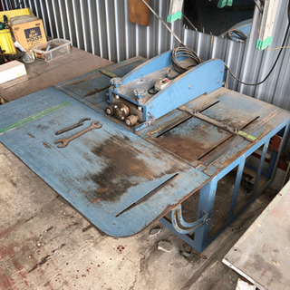 建築板金　サトウ機工　ロータリーシャー　100v