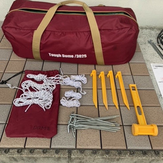 中古　コールマン　ドームスクリーンタープ＋タフドーム3025