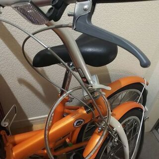 【ネット決済】FDB-200 VILLE オレンジ色 折りたたみ自転車