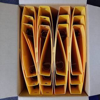 リングファイルバインダー<A4 2穴・オレンジ色> 30冊