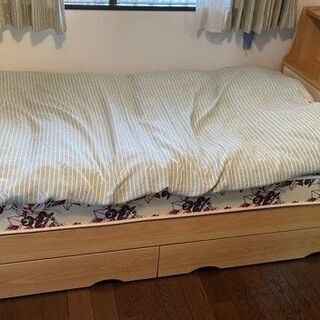 あげます！ 木製シングルベッド
