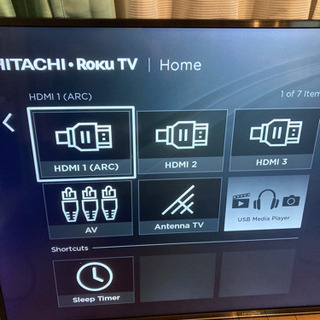 55型TV HITACHI 4K HDR 