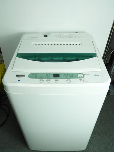 J0016 全自動洗濯機 ヤマダ 4.5K YWM-T45G1 2019年製　中古