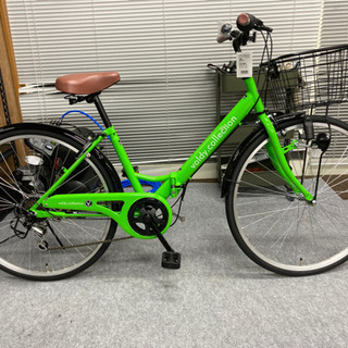 【ネット決済】新品　26インチ折畳自転車　メーカー保証1年　傷あり　4