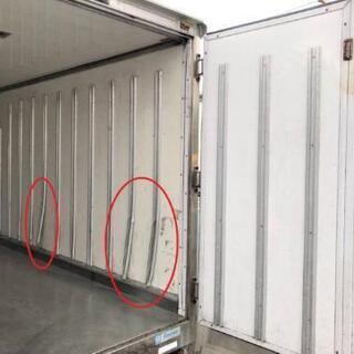 横扉付き】【床はステンレス】【3t車では配送可】保冷コンテナ 長さ約