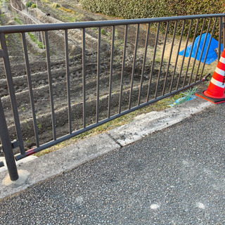 道路の柵修理 - 加古川市