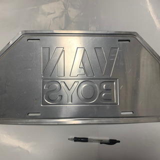 昭和レトロ、VAN  BOYS  ナンバープレート型看板
