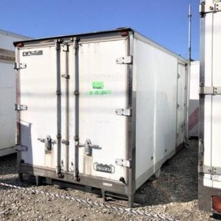 横扉付き】【床はステンレス】【3t車でも配送可】保冷コンテナ 長さ約