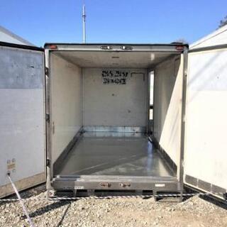 横扉付き】【床はステンレス】【3t車でも配送可】保冷コンテナ 長さ約