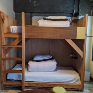 オリジナル木製二段ベッド 3台あり