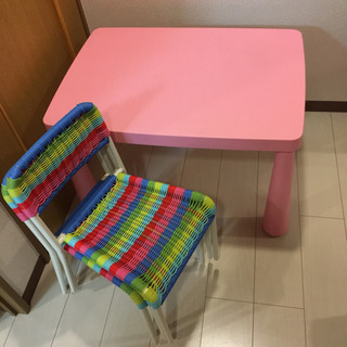 【ネット決済】IKEA テーブル椅子　