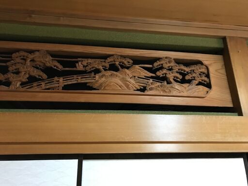仏教美術 木彫 欄間 168cm 細密彫 神社仏閣 鷹 松 高級 仏教美術 木彫 欄間 168cm 細密彫 神社仏閣 鷹 松 高級