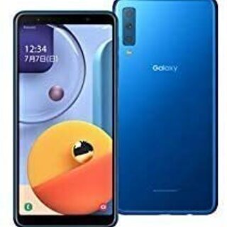 SIMフリー Galaxy A7 ブルー