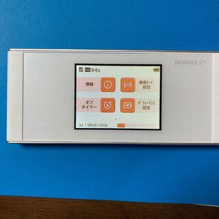 【ネット決済・配送可】au WiMAX2+ Speed Wi-F...