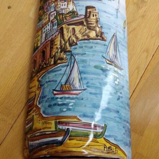 マヨルカ焼き】アマルフィ 陶製壁掛け