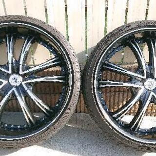 ☆極上24インチ☆バリ溝☆LEXANI☆255/30R24☆SUV、ハリアー等☆