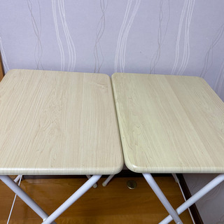 【ネット決済】折りたたみテーブル 2つセット