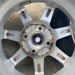 アルミホイル☆タイヤセット14インチ