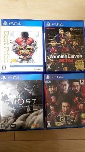 ☆PS4超美品プレステ4☆人気ソフト4点+別売コントローラーセット