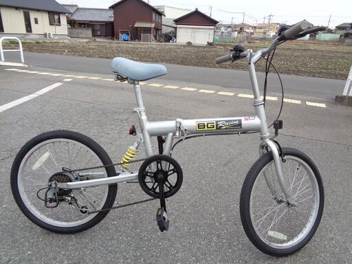 B-G Racing 6速 20インチ 折りたたみ自転車 (77)
