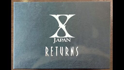 ＸJAPANの「RETURNS完全版」1993.12.30－31TOKYO DOME 2DAYS LIVEボックス。