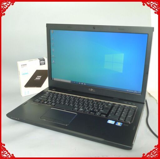 送料無料 新品SSD240GB 1台限定 ノートPC 中古良品 17.3型 DELL VOSTRO 3750 第2世代Core i5 8GB DVDRW 無線 Bluetooth Windows10 Office
