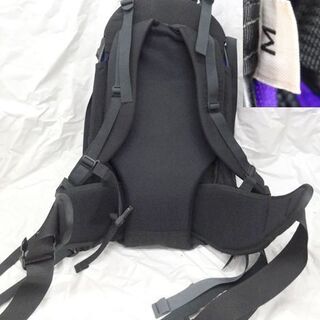 旧ロゴ タグ オスプレー ゼファー バックパック М 紫×黒　VECTOR ONE・腰ベルト付き　リュック アウトドア 登山 スノボ OSPREY ZEPHYR   ☆ PayPay(ペイペイ)決済可能 ☆ 札幌市 豊平区 平岸 アウトレットモノハウス